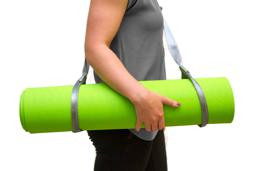 Exercise mat with strap sale