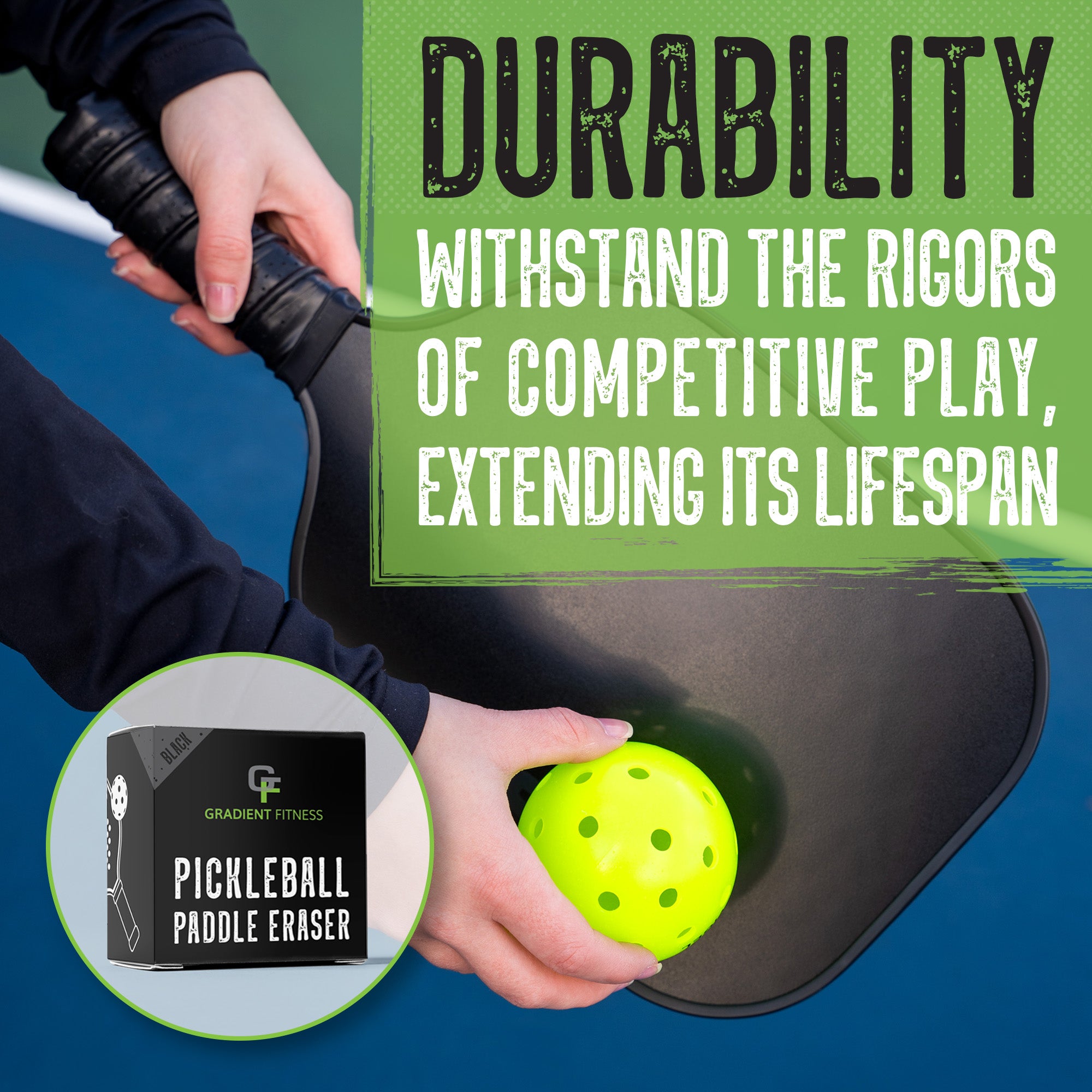 Gradient Fitness Pickleball Paddle Eraser
